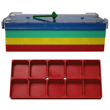 10 Compartment Red Shop Tray (10567320399)