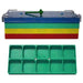 10 Compartment Green Shop Tray (10567320463)