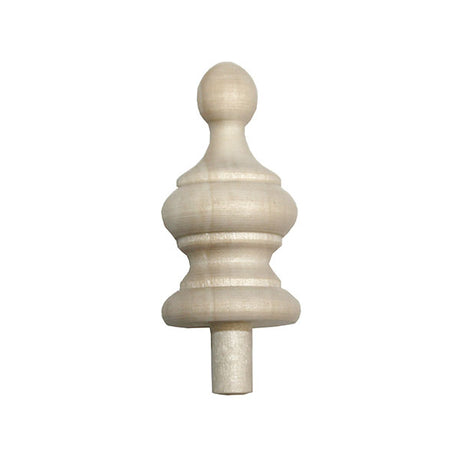 Wood Finial 1 3/4" x 2 1/2" (10567712463)