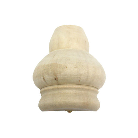 Wood Finial 2 1/2" x 2 3/4" (10567713743)