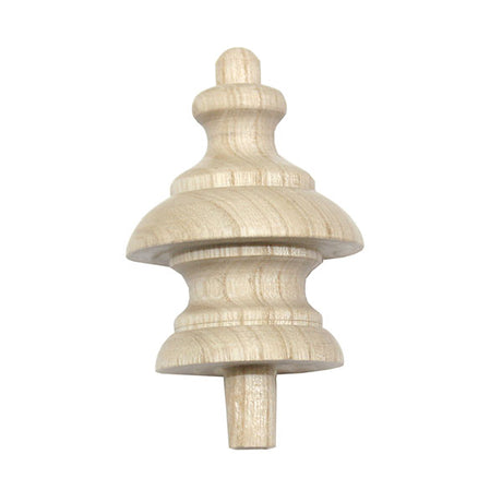 Wood Finial 1 5/8" x 2 1/2" (10567713935)