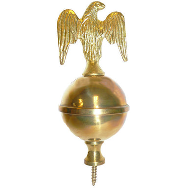 Finial Large Brass Spread Winged Eagle (10567707535)