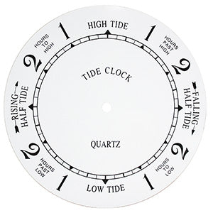 White Aluminum Tide Dial