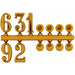 13/16" Arabic of 3-6-9-12 & Dots (10567729103)
