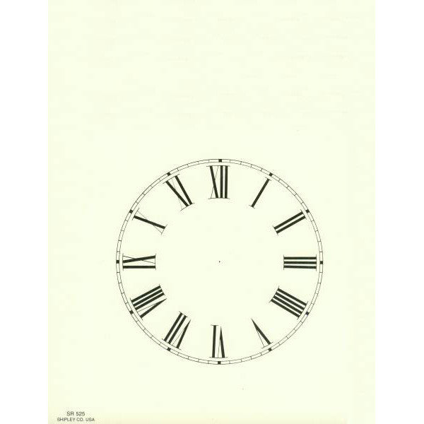 Roman White 4" Steeple Dial (10591431247)