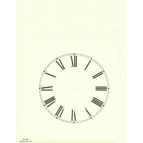 Roman White 4 1/4" Steeple Dial (10591431503)