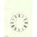 Roman White 4 1/2" Steeple Dial (10591431759)