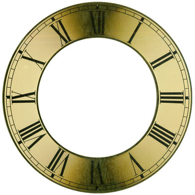 FHS Brass Dial 7 3/16" Roman Large Hole (10591450383)
