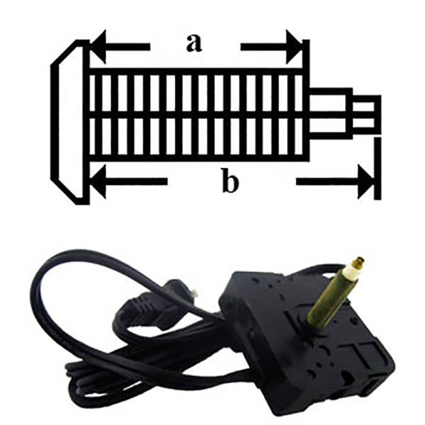 Electric Mini Clock Movement - 1/8"