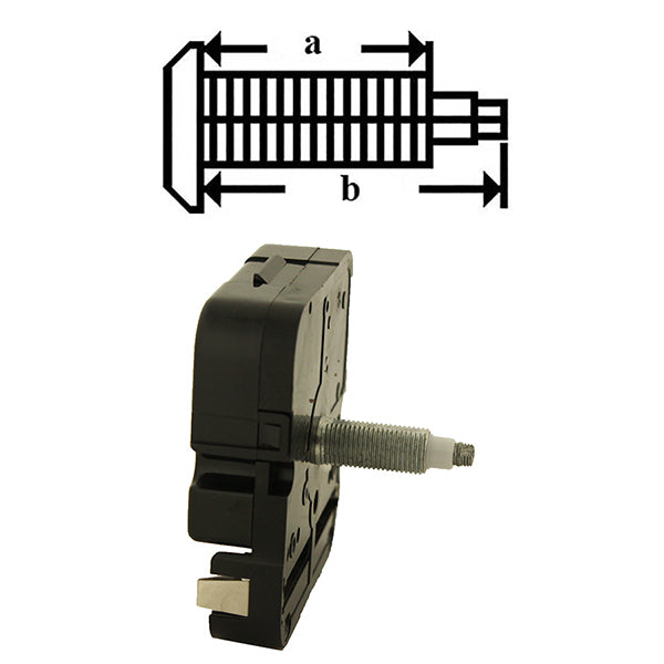 High Torque Step Seconds Mini Movement - 1/4"