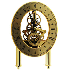 Skeleton Clock Movement Oval