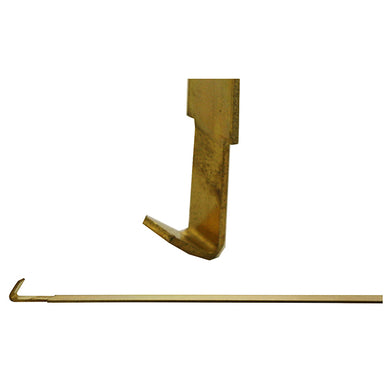 Quartz Pendulum Rod Hook End - 16" Overall length