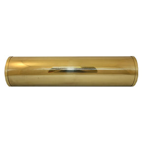Polished Brass Economy Clock Weight Shell 60mm (10593238543)