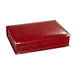 BX-4100-4-N Red Croco Grain Necklace Box (9290743428)