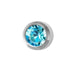 March Aquamarine Studs in Bezel Setting - card of 12 pairs (553009479714)