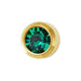 May Emerald Studs in Bezel Setting - card of 12 pairs (553013674018)