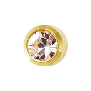 June Alexandrite Studs in Bezel Setting - card of 12 pairs (553013903394)