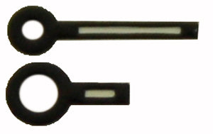 Bulova® Pair of Hands, part number 5BD 63-64 BLK & WHT, length 4.50 mm (click here to see the calibers)