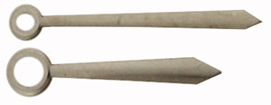 Gruen® Pair of Hands HD-GRU44 , white baton pointed, length of min hand 10.00 mm (click here to see the calibers)