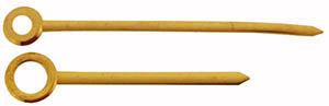 Gruen® Pair of Hands HD-GRU54 , yellow stick, length of min hand 10.00 mm (click here to see the calibers)