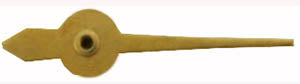 Gruen® Small Seconds Hand HD-GRU77 , yellow pointed, length 3.50 mm (click here to see the calibers)