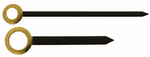 Gruen® Pair of Hands HD-GRU90 , yellow stick black onyx, length of min hand 11.50 mm (click here to see the calibers)