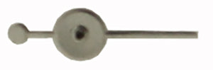 Jaeger-LeCoultre® Small Seconds Hands, stock number 11P, total height 0.70 mm, length 2.00 mm