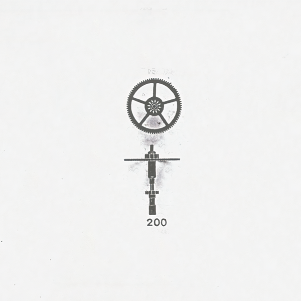 Jaeger LeCoultre® calibre # 206 centre wheel and pinion with cannon pinion