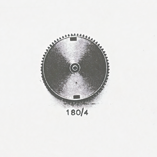 Jaeger LeCoultre® calibre # 19RLEC barrel for key winding, complete with mainspring