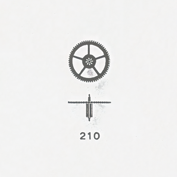 Jaeger LeCoultre® calibre # 19RLEC third wheel and pinion