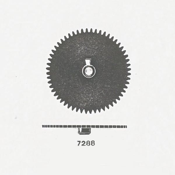 Jaeger LeCoultre® calibre # 19RLEC unlocking wheel