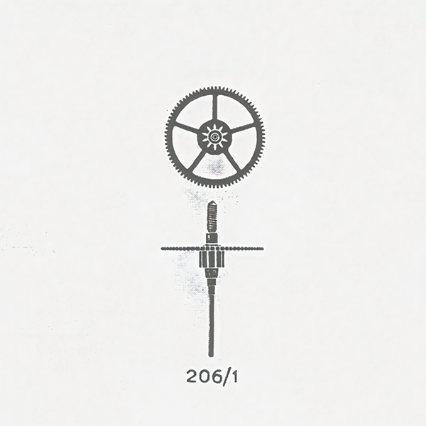 Jaeger LeCoultre® calibre # 218 centre wheel with spindle