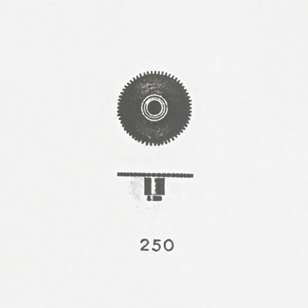 Jaeger LeCoultre® calibre # 219 hour wheel - height 3.70 mm