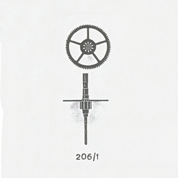 Jaeger LeCoultre® calibre # 220 centre wheel with spindle