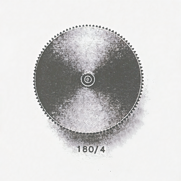 Jaeger LeCoultre® calibre # 222 barrel for key winding, complete with mainspring