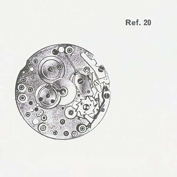 Jaeger LeCoultre® calibre # 240 pre-assembled plate