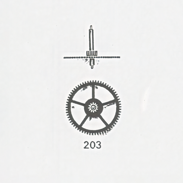 Jaeger LeCoultre® calibre # 240 intermediate wheel and pinion for movement