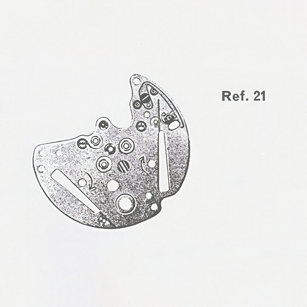 Jaeger LeCoultre® calibre # 240 pre-assembled 3/4 plate - # 106