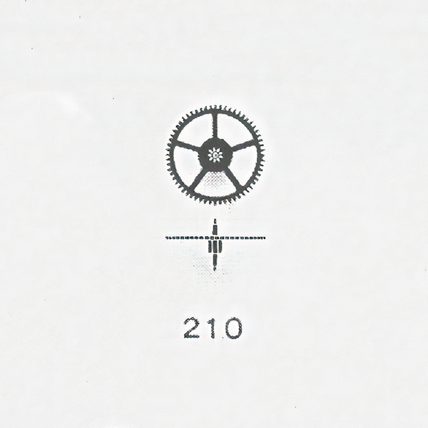 Jaeger LeCoultre® calibre # 481 third wheel and pinion