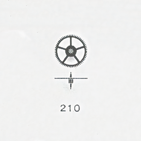 Jaeger LeCoultre® calibre # 12A third wheel and pinion