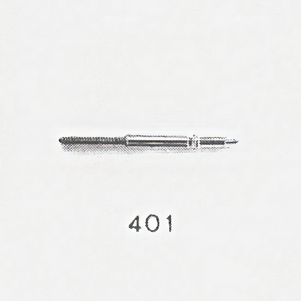 Jaeger LeCoultre® calibre # 417 winding stem tap 1.20  - measurement 58-110 - smooth shoulder L 550 - thread L 170 - with addition shoulder before thread