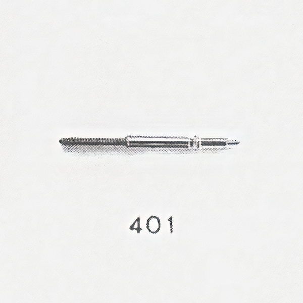 Jaeger LeCoultre® calibre # P489 winding stem tap 1.20  - measurement 58-110 - smooth shoulder L 550 - thread L 170 - with addition shoulder before thread
