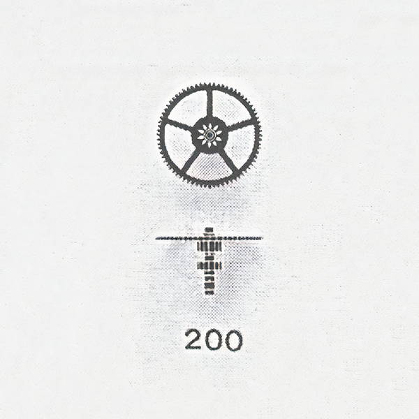 Jaeger LeCoultre® calibre # 810 centre wheel and pinion with cannon pinion