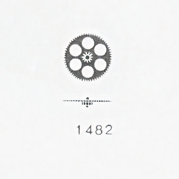 Jaeger LeCoultre® calibre # 497 driving gear for ratchet wheel