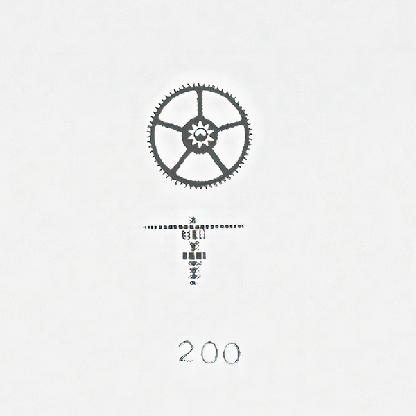 Jaeger LeCoultre® calibre # 812 centre wheel and pinion with cannon pinion