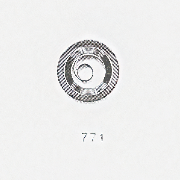 Jaeger LeCoultre® calibre # P813 mainspring with brake spring