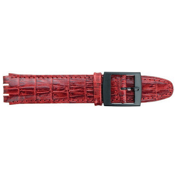 red leather watch strap to fit swatch (9318843780)