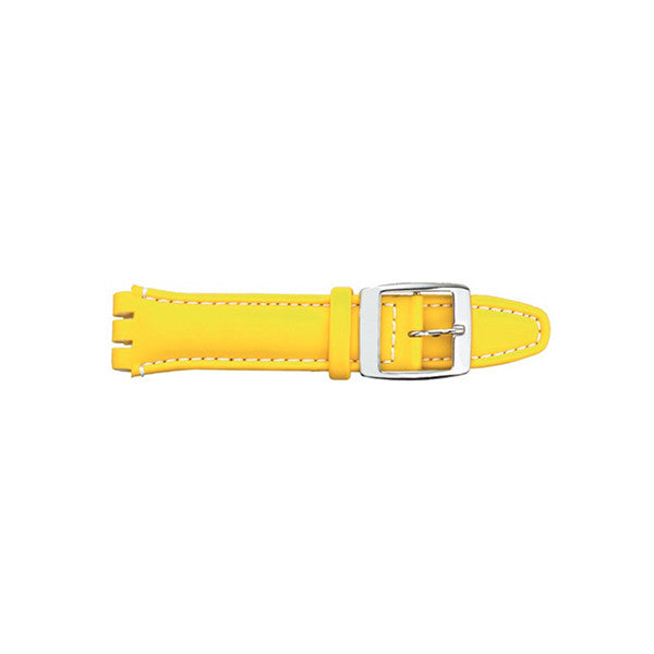 yellow leather chrono watch strap (10145821903)