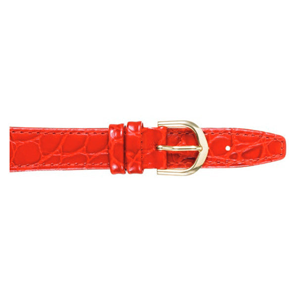 red crocodile grain watch strap (9318849156)