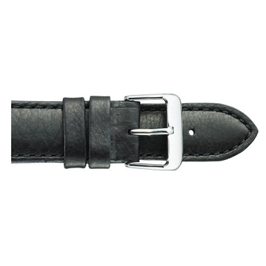 black soft leather watch strap (9318851396)